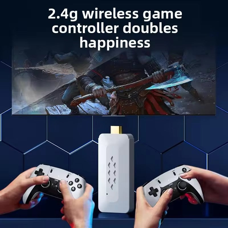 New M22 Wireless Retro Style Dual Player Game Console TV Connection High Definition Simulation Game Controller Home Use