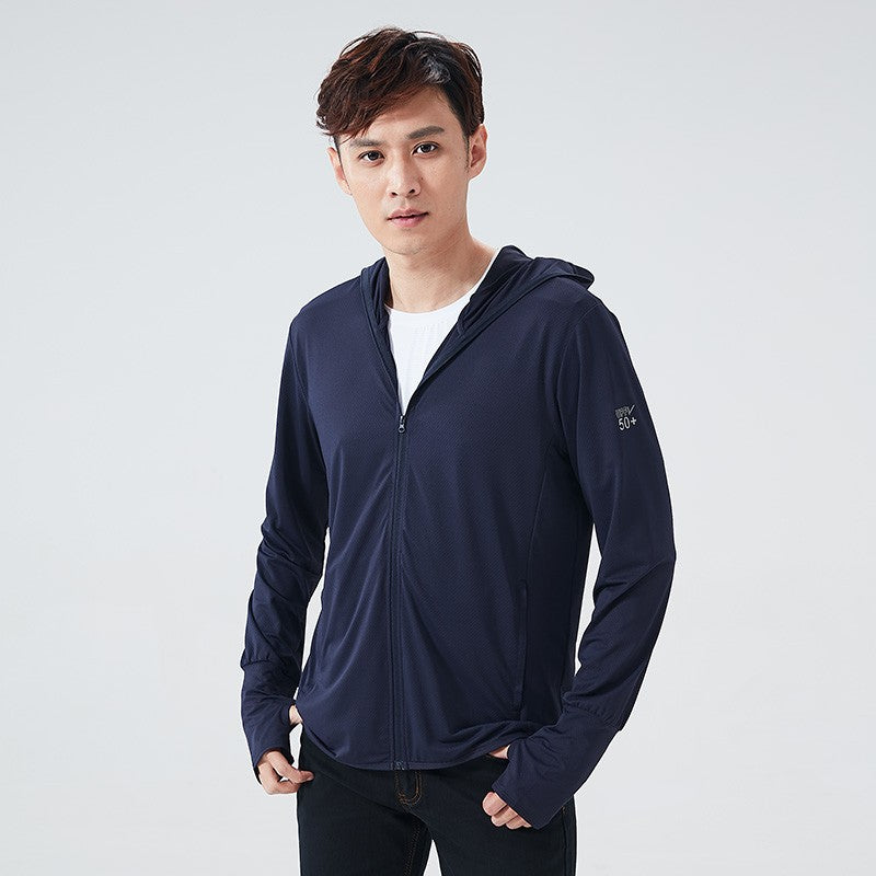 Summer UPF 50+ UV Sun Protection Skin Coats Men Ultra-Light Sportswear Hooded Outwear Men Windbreaker Casual Jackets