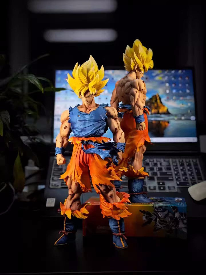50CM Dragon Ball Breaking Circle Broly Figure Estátua JT Irmão Super Saiyajin GK Modelo de Estátua Ornamento Presente para Menino