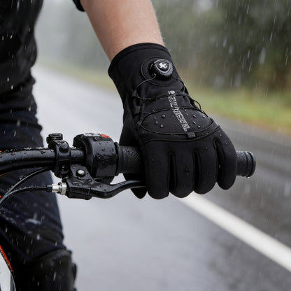 Luvas de Motocicleta com Tela Sensível ao Toque, Luvas de Ciclismo de Inverno, Luvas Esportivas Corta-Vento à Prova D'Água para Andar de Moto, Esqui e Corrida, para Clima Frio ao Ar Livre
