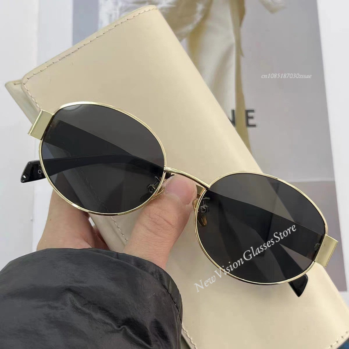 2025 New Oval Frame Sunglasses Men Women Trendy UV400 Sun Glasses Eyewear Outdoor Driving Sports Punk Goggle Shades for Male