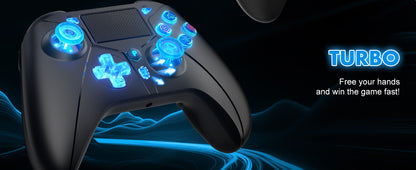 Wireless Controller For PlayStation 4/PS4 Pro/Slim/PS3/PC/IOS/Switch Turbo Dual Shock Vibration 6-Axis Motion Sensor 3.5mm Jack