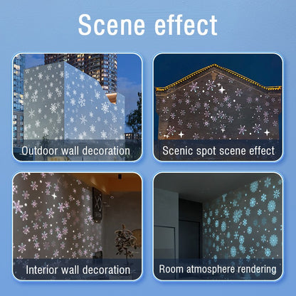 High - Quality Snowflake Falling Projection Lamp for Holiday Decoration Create a Magical Snowy Scene
