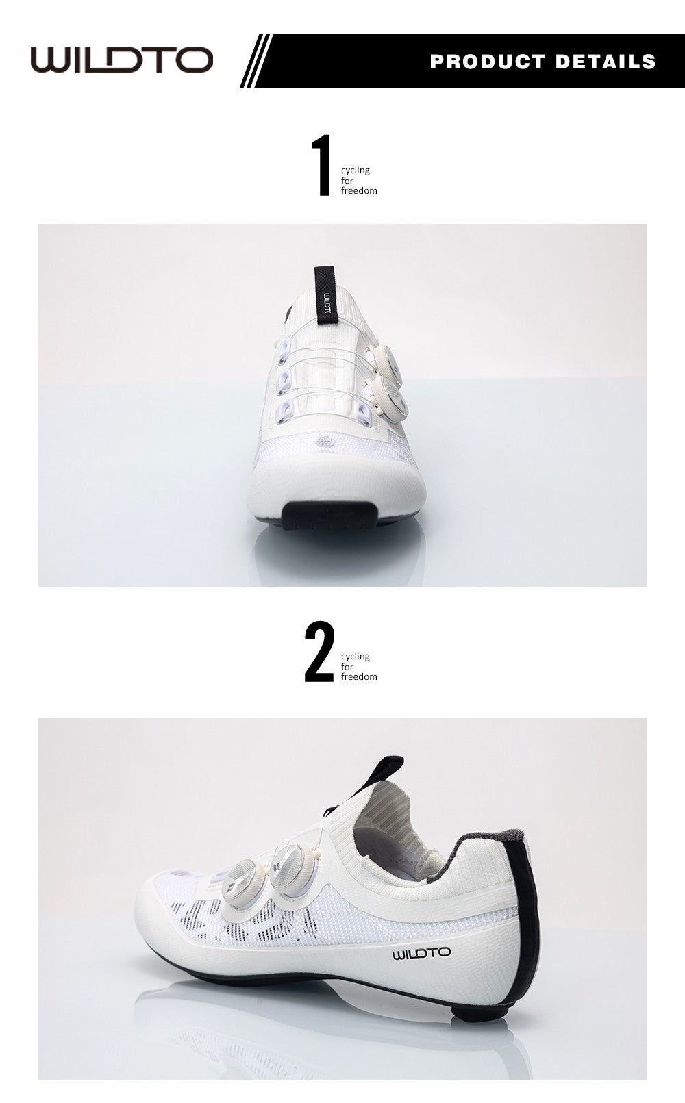 WILDTO Ultralight Cycling Shoes Men's Road Bike Shoes Hardness12 Carbon Fiber Professional Self-locking SPD Cleats Footwear