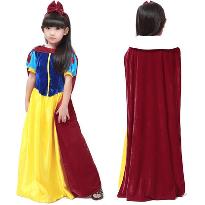 Adult Cosplay plus size Dress Girl Princess Dress Women Adult Cartoon Princess Snow White Halloween Party Costume