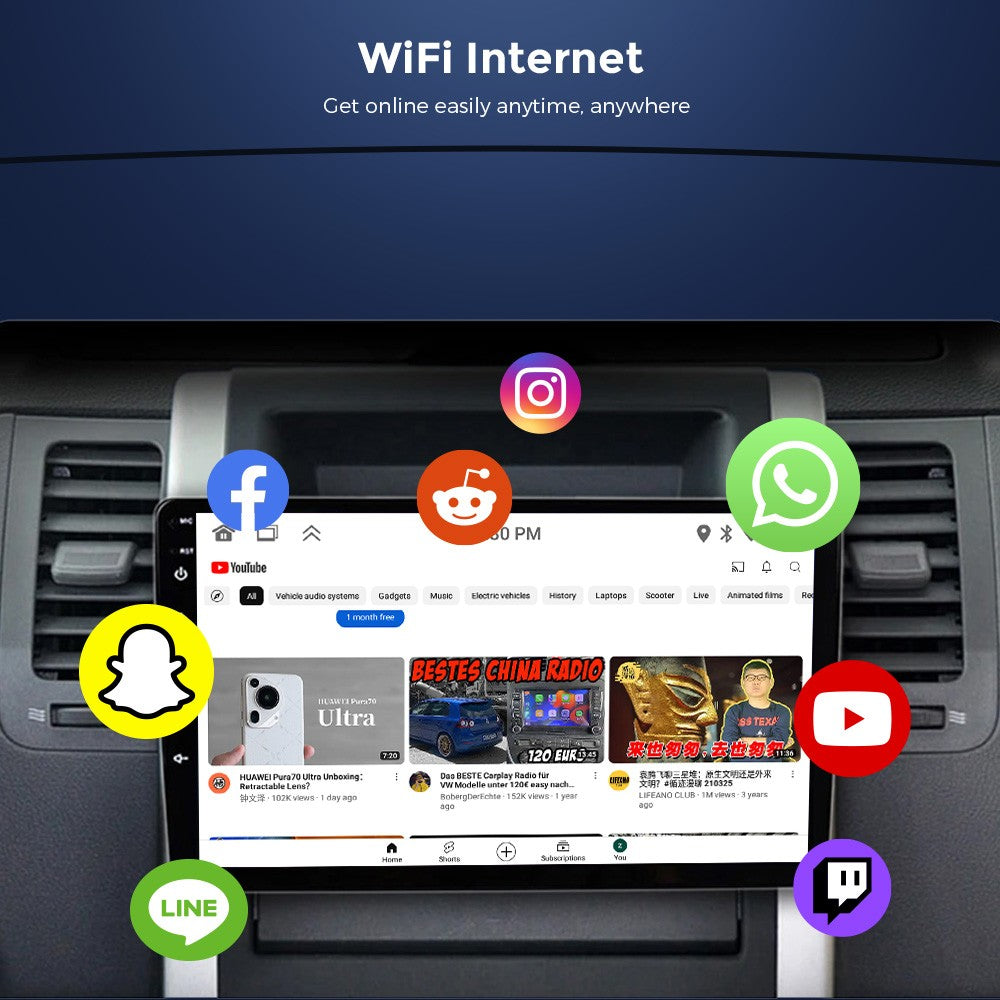 2+64G Android 13 Car Radio For Honda Civic 2006 2007 2008 2009 2010 2011 Car Multimedia Wireless Carplay Auto Audio