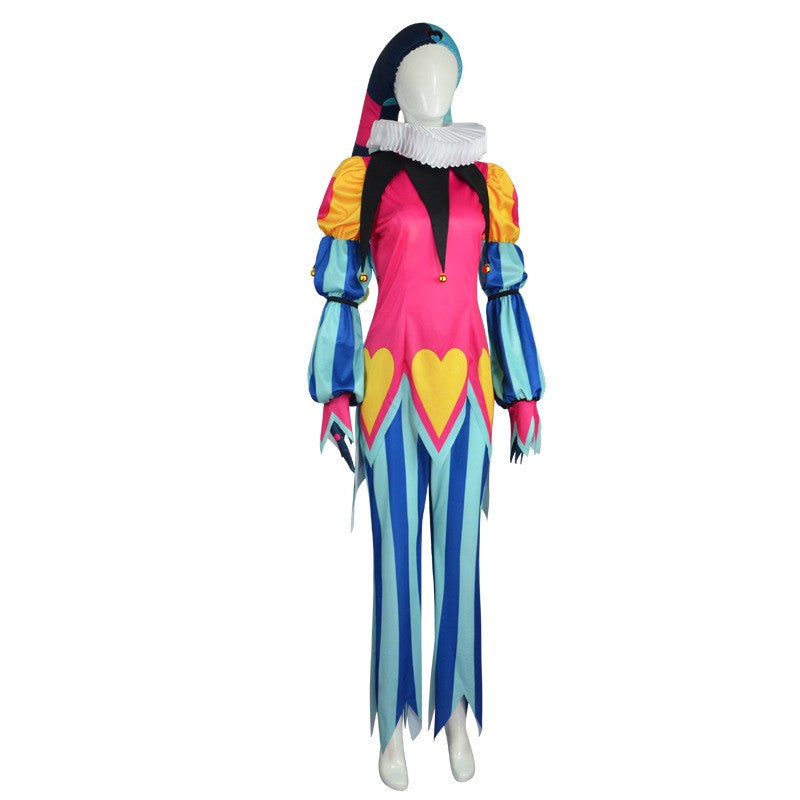 Anime Fizzarolli Cosplay Costume Tops Pants With Hat Neckwear Gloves Full Set Role Play Halloween Carnival Costume Suit