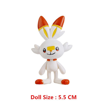 Pokemon Anime Figure Pikachu Eevee Charizard Mewtwo Cartoons Figure Collection Model Pocket Monster Action Toys Kids Birthday Gi