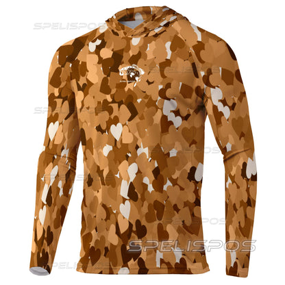 Fishing Shirts UPF 50+ Fish Maillot Tops Wear Beach Gear Hoodies Anti-UV Yacht Sea Angling Sports Uniform Jersey Running Hood
