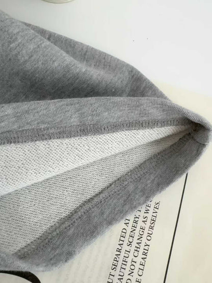 Cotton Loose 2025 Straight Trousers Women Elastic High Waist Black Sports Pants Women Autumn Winter Thicken Sweatpants Women