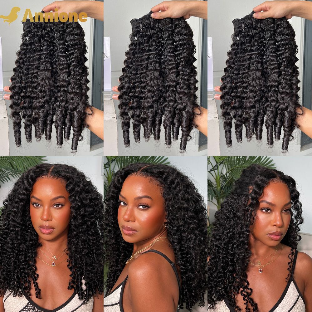 3PCS 20 polegadas 16A Cabelo Cacheado Birmanês Pacotes 100% Cabelo Humano Cru Vietnamita Pacotes Extensões de Cabelo Duplo Desenhado Não Processado