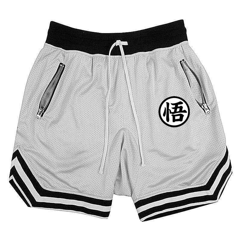 Men's Fitness Joggers Casual Breathable Short Sports Basketball Shorts Mesh Quick Dry Gym Shorts for Male Pants Summer