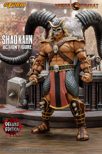 Storm Toys Mortal Kombat Final BOSS Shao Kahn DCMK14 Luxury Edition Vilão Goro DCMK18 Action Figure Modelo Brinquedos Presentes Em Estoque