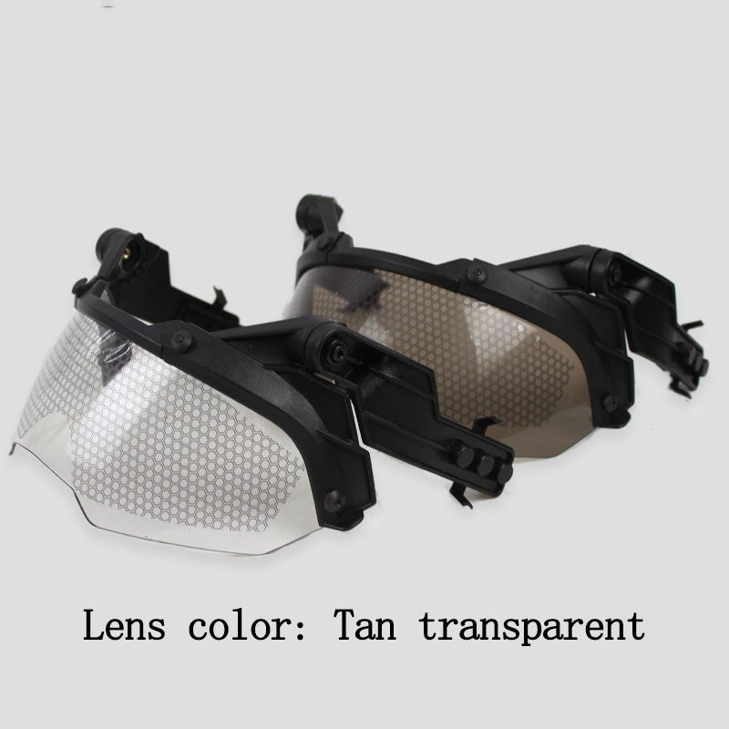 Óculos Táticos para Capacete FAST Guide Destacáveis 90 graus Capacete FAST AF Guia Antiembaçante e Antitumulto Óculos de Proteção OP CS