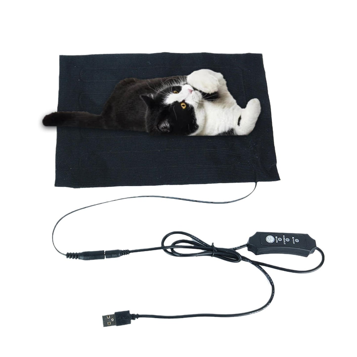 Almofada de Aquecimento USB Dobrável Quente Folha Aquecida À Prova D'Água Assento de Carro para Cachorro Tapete Almofada para Animais de Estimação Réptil Inverno Aquecedor Elétrico para Animais de Estimação