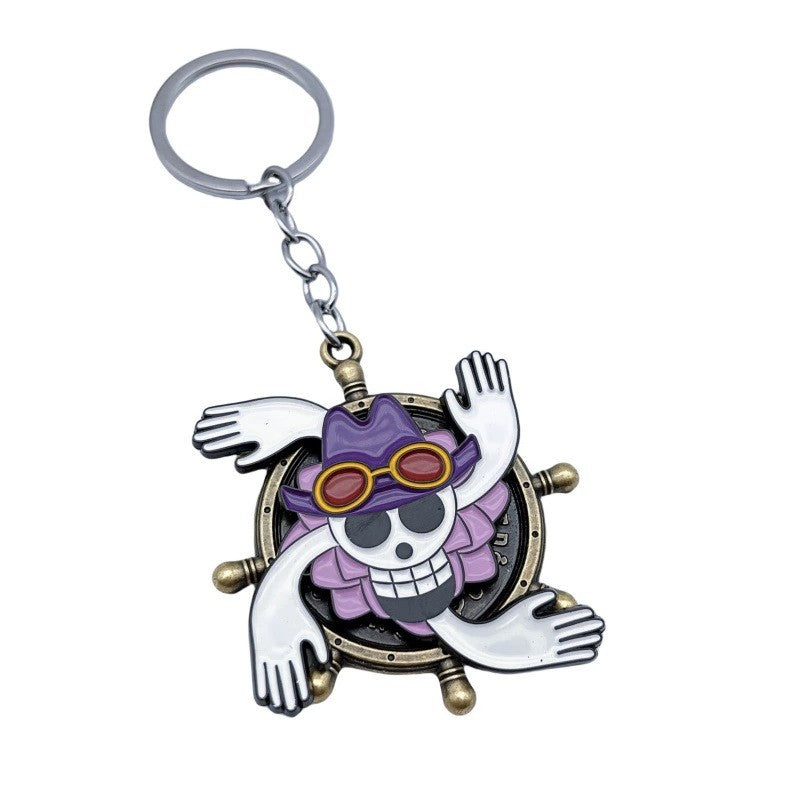 Chaveiros de mochila de anime de One Piece Luffy, Chopper, Zoro, Nami, Sanji, pingentes de chaveiro decorativos de personagens de desenho animado