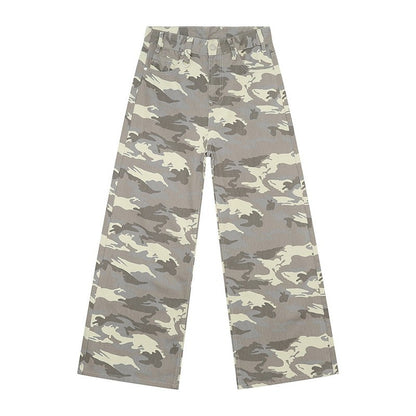 IEFB Calça Jeans Masculina de Verão Azul Velho Lavada Jeans Masculino Reta Casual Masculina Solta Perna Larga Novidade Moda 9C354