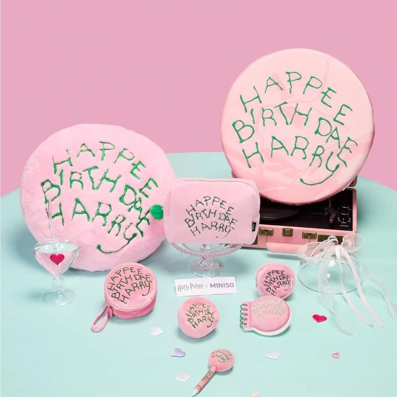 Miniso Bolsas de Cosméticos Harry Potter com Co-Branding Bolsas Transversais Periféricos de Anime Brinquedos de Adereços de Cosplay Infantis Presentes de Natal