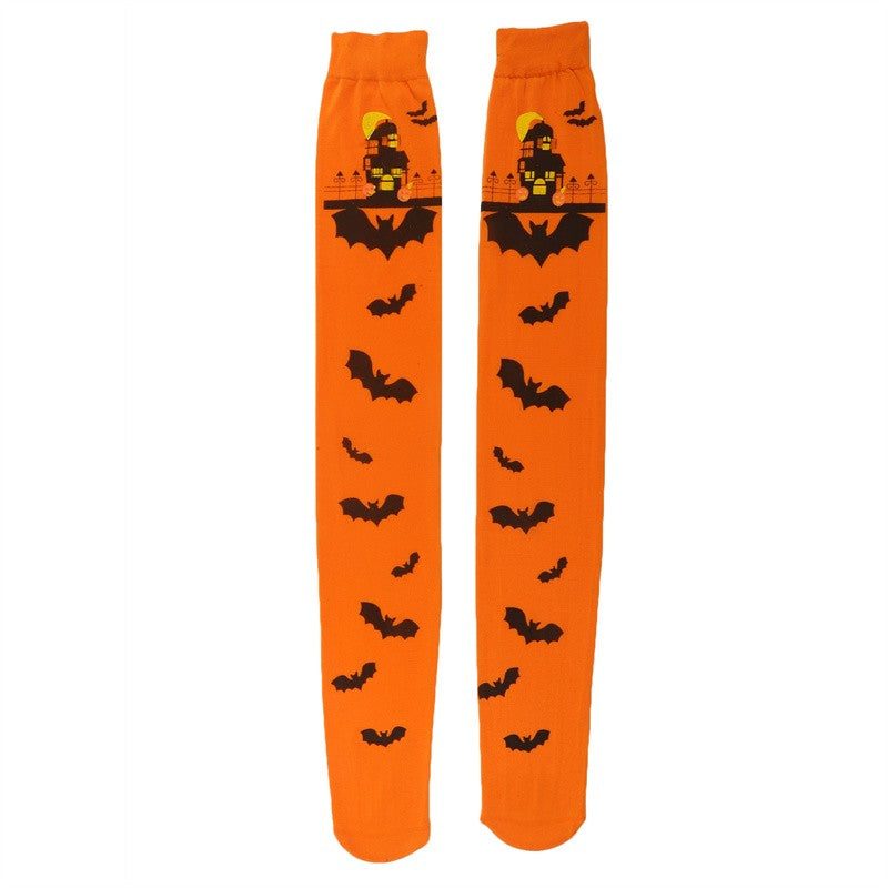 2024 New Men And Women Suitable Stockings Halloween Easter Nurse Skeleton Blood Socks Skull Socks Funny Prank Compression Socks