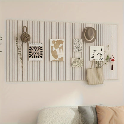 Large Bohemian Felt Wall Tiles - Round Cork Bulletin Boards, for Home and Office Decoration Wall Decor Living Room Decoration