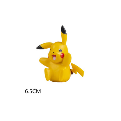 Pokémon 4-13cm Bonecos de Desenho Animado Filme Anime Pikachu Eevee Charmander Mewtwo Bonecos Colecionáveis Melhor Presente de Aniversário para Crianças