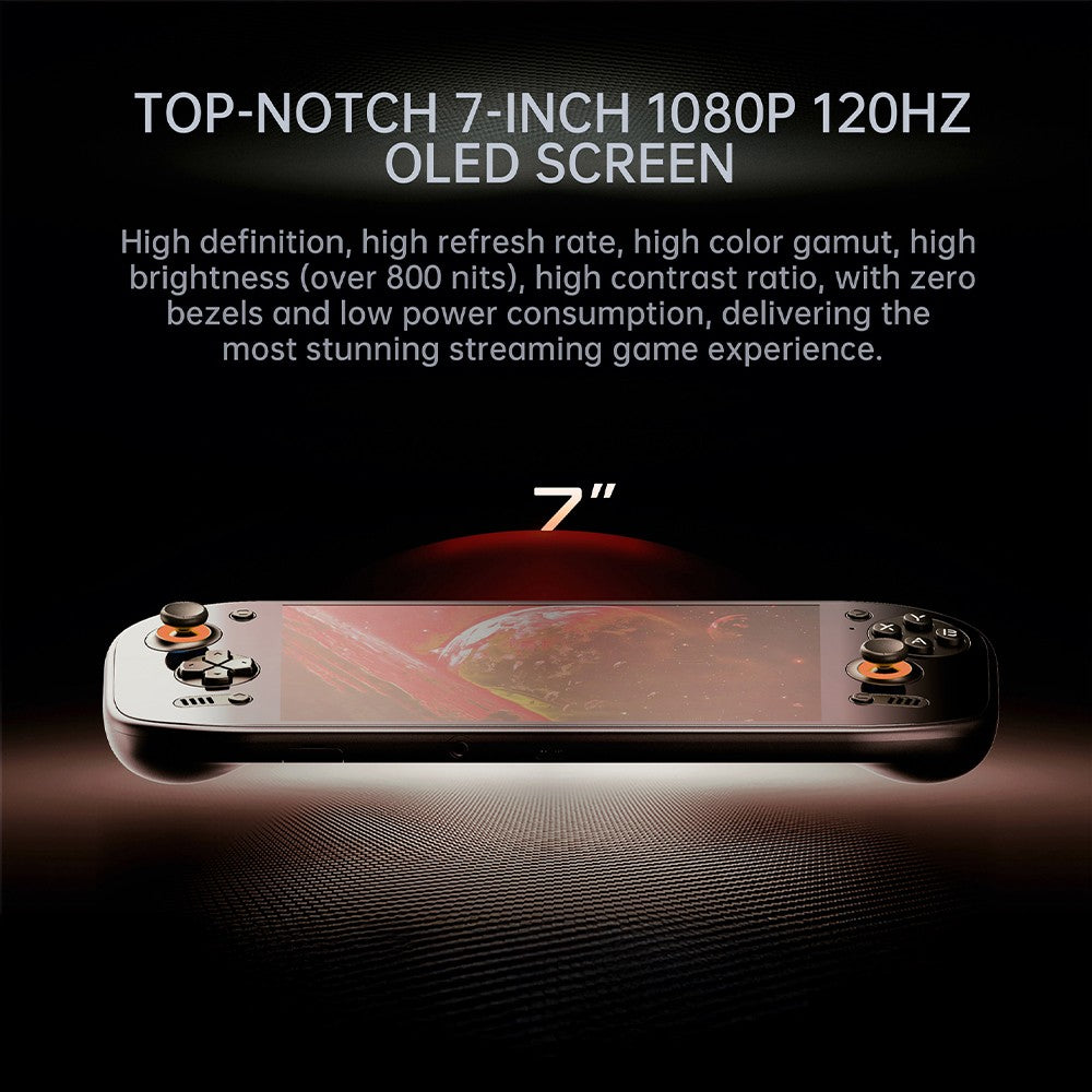 AMPOWN AYN Odin 2 Portal Handheld Game Players 7-Inch OLED 8Gen2 8000mAh Android 13 Portable Retro Video Game Custom Wireless