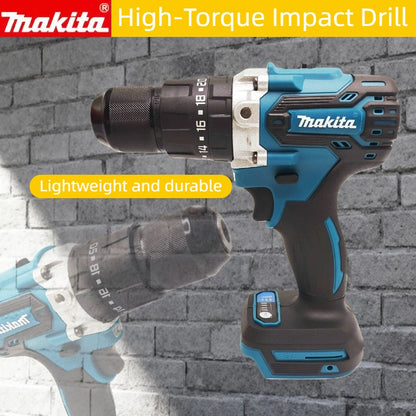 Furadeira manual elétrica recarregável a lítio MAKITA 18V 13mm DDF487RTJX sem carregador e bateria