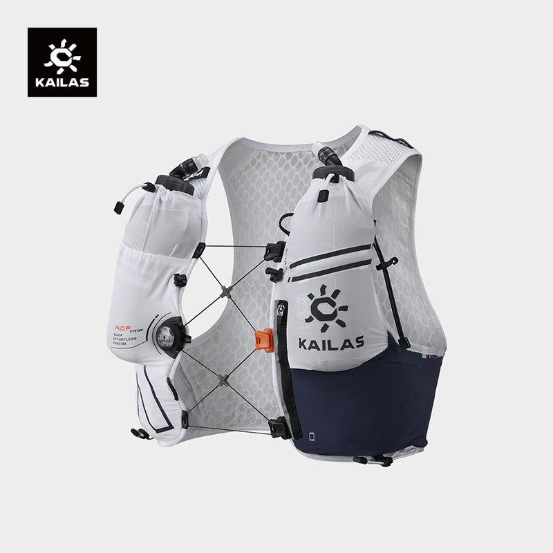 KAILAS FUGA AIR 8L Unisex Travel Marathon Trail Running Hiking Cycling Backpacks  with Dual Soft Water Bottles KA2554005