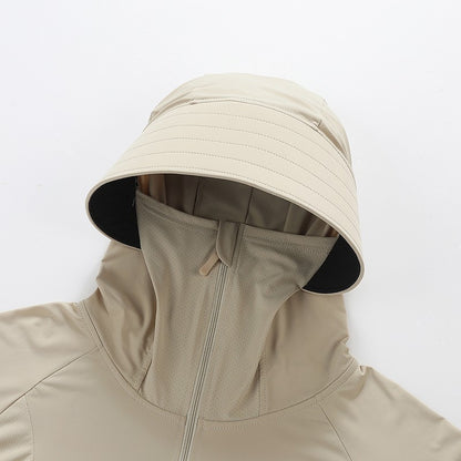 Neutral Hooded Sports Running Jacket Lightweight Quick Drying Suitable Outdoor Running Fitness Travel Commuting Sun Protection