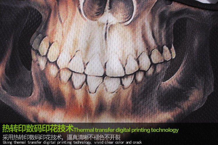 Quick-Dry Skull Face Mask - Breathable Sun Protection for Cycling & Outdoor Sports