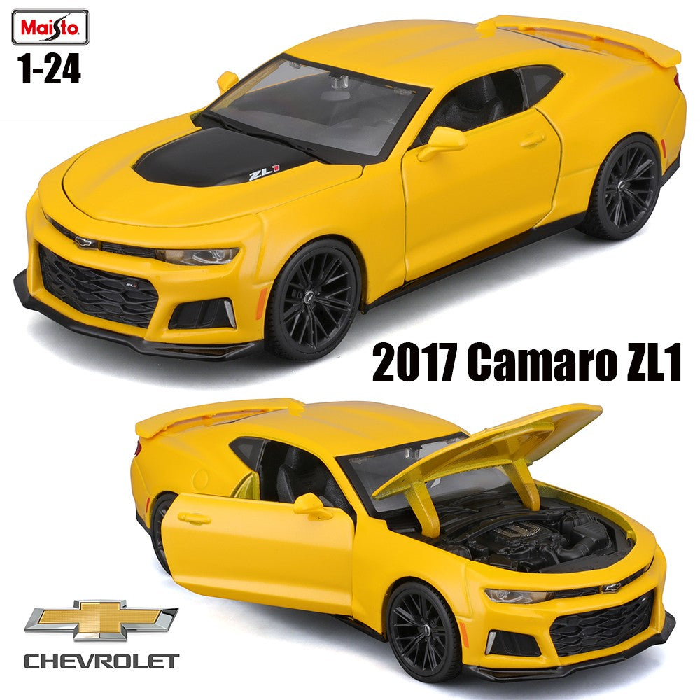 Maisto 1:24 Novo 2017 Chevrolet Camaro ZL1 simulação liga modelo de carro artesanato decoração coleção brinquedo ferramentas presente