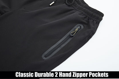 TACVASEN Outdoor Pants Men Quick Dry Straight Running Hiking Pants Elastic Lightweight Yoga Fitness Exercise Sweatpants Joggers