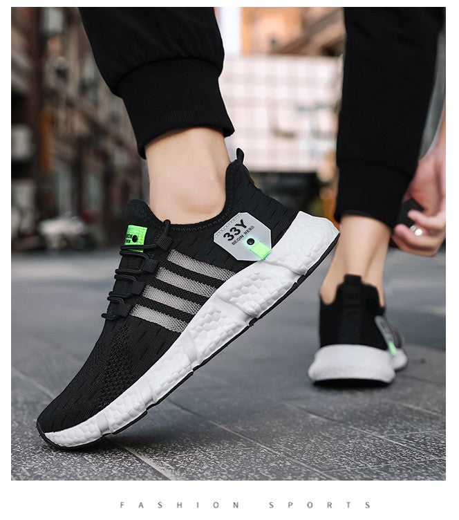 Sapatos Masculinos de Malha Respirável Modernos Leves para Caminhada Tamanhos Grandes Tênis Masculino de Tênis Tênis de Corrida ao Ar Livre Fitness 2024
