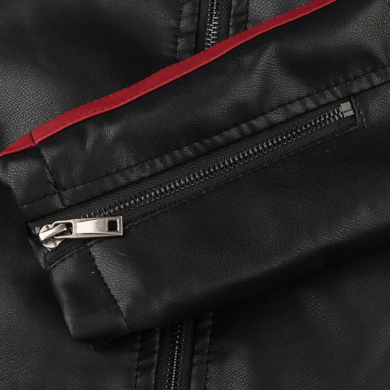 Mens Vintage Motorcycle Jacket 2025 Men Fashion New Biker Leather Jacket Male Embroidery Bomber Coat Winter Fleece Pu Overcoat