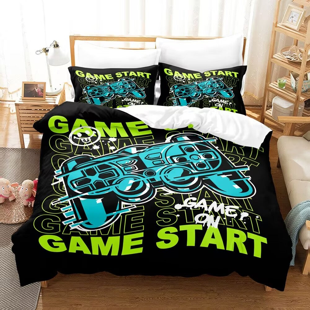 Anime Solo Leveling 3D Printed Bedding Set Comforter Duvet Cover King Queen Twin Size Birthday Gift Adult Boy Bedroom Decoration