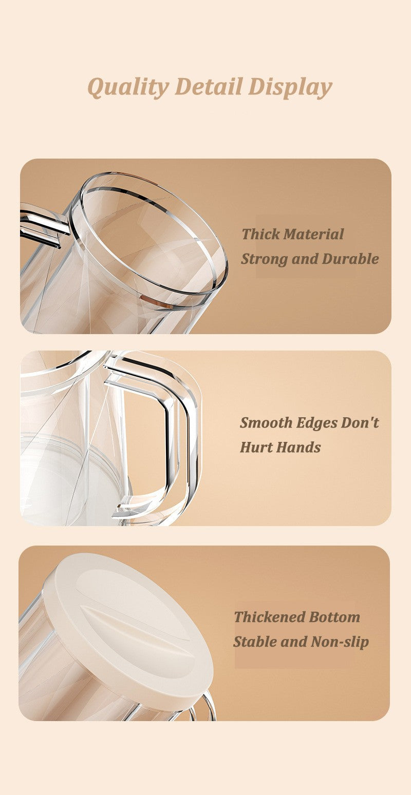 Canecas de Cerveja de Parede Dupla com Gel Congelante, Canecas de Uísque Transparentes com Alça para Bar e Copos de Bebida para Uso Externo