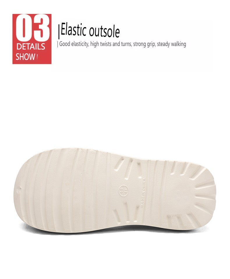 EVA new slip-on chef shoes men and women general casual big head shoes lightweight thick soles all wear rain shoes