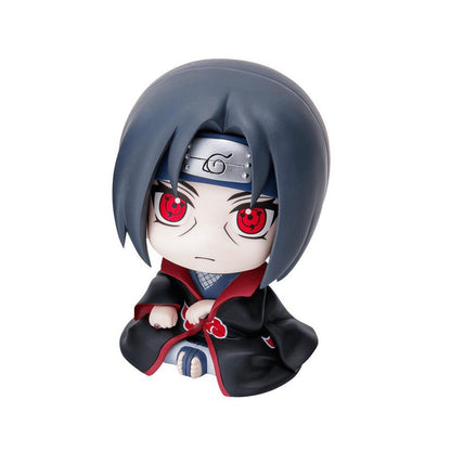 9cm Naruto Anime Figura Uzumaki Naruto Kakashi Uchiha Sasuke Itachi Brinquedos Fofos Q Figuras de Ação Modelo