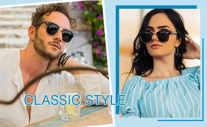 Fashion Famous Brand Sunglasses Polarized UV400 Protection Anti-glare Eyewear For Men Women Driving Leisure Glasses