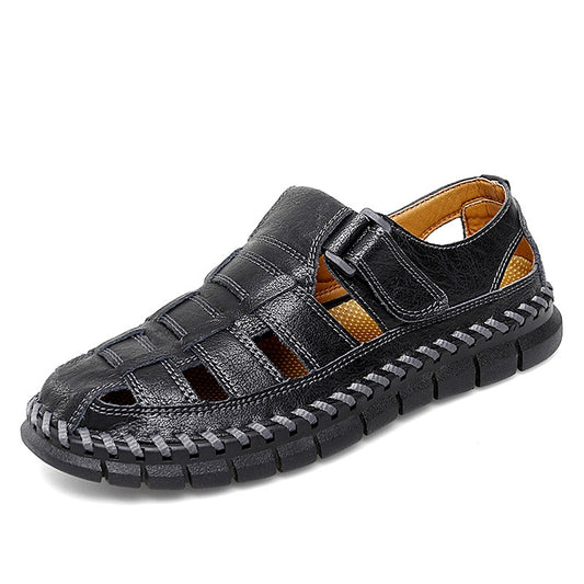 Handmade men's shoes handmade leather men shoes casual loafers slip onzipper split leather shoes men flats hot sale moccasins