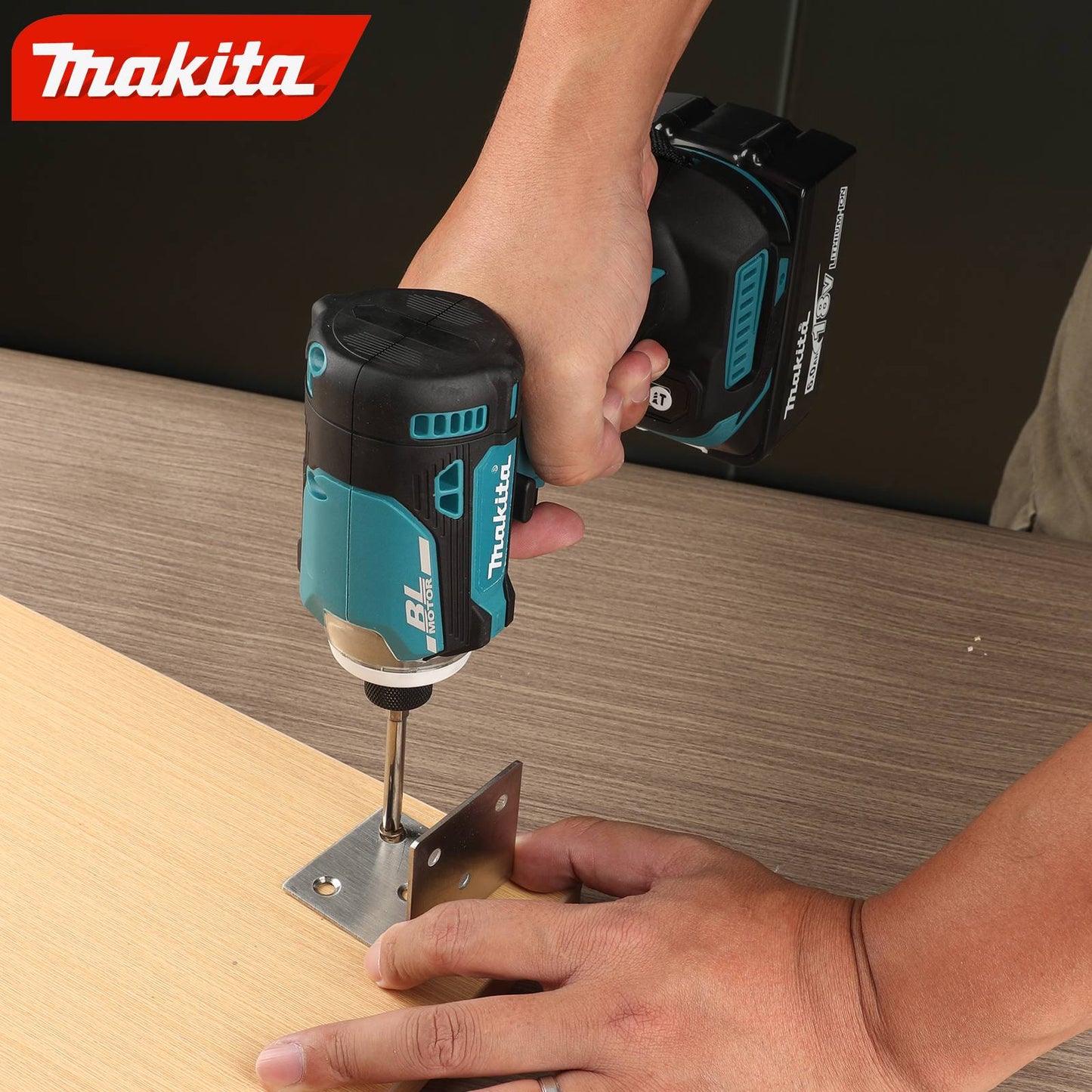 Parafusadeira de Impacto Makita DTD171 18V Brushless Chave de Fenda Recarregável Furadeiras Ferramentas Elétricas Sem Fio