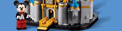 Brinquedo de bloco Lego 40478 mini castelo Disney enfeite de decoração de mesa de brinquedo presente para meninos e meninas