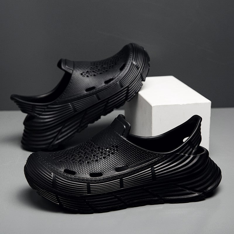 Summer Sandals Men Beach Slipper Platform Soft Sole Waterproof Anti-Slip Sandals Water Shoes Outdoor Sport Hollow out Men Shoes