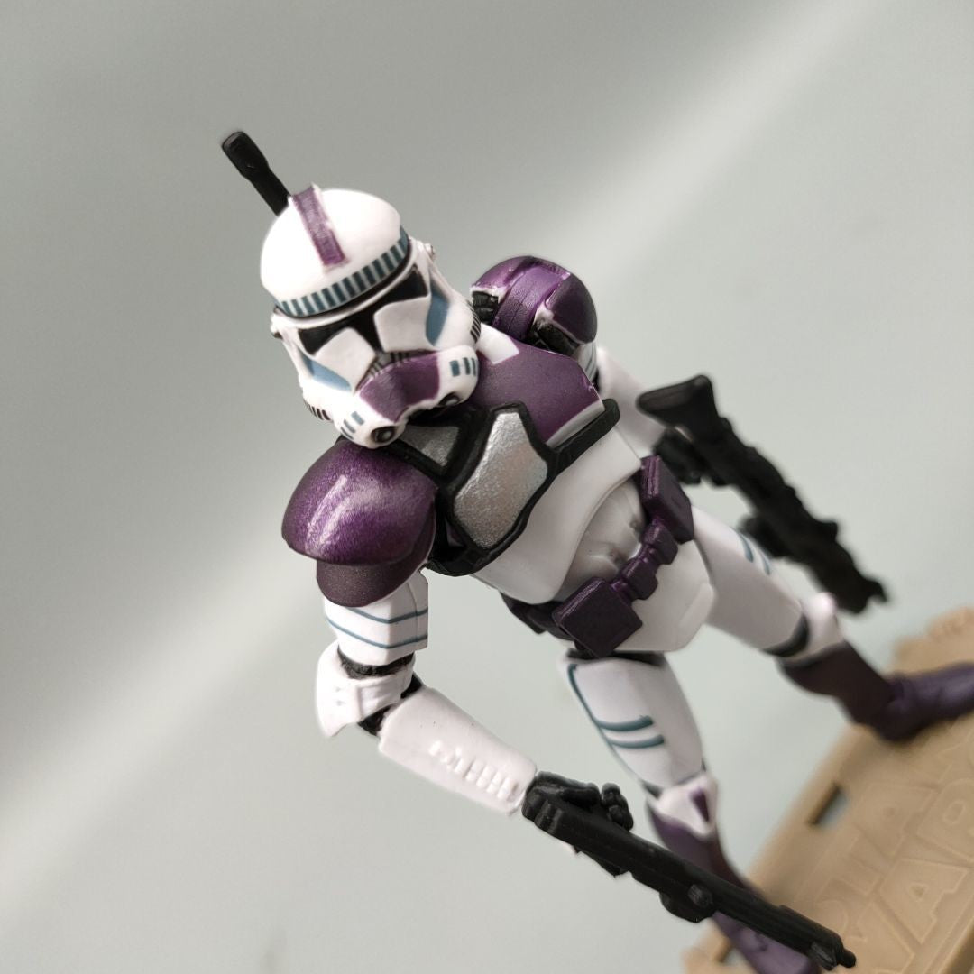 Lote de 3 Bonecos Soltos Star Wars Elite Force 501st 442nd Shadow Utapau Gree Shock Battalion Trooper 3.75" Coleção