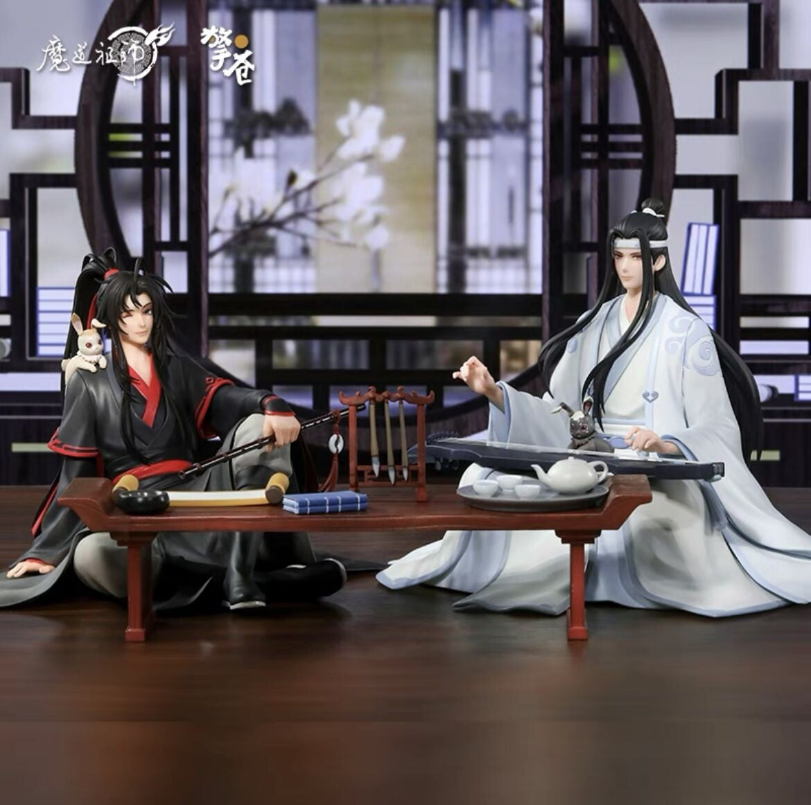 Mo Dao Zu Shi Yunge Yayun Wei Wuxian Lan Wangji Figures Genuine Anime Peripheral Collectible Model Desktop Decoration Doll Gift