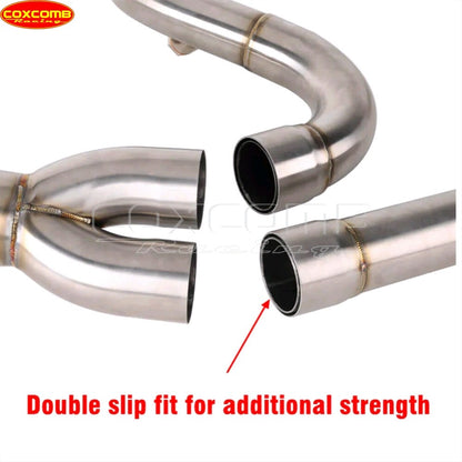 Slip On Exhaust Muffler System Motorcycle Complete Exhaust Pipe For Harley Dyna Street Bob FXDB FXDBB FXDBP FXDBI Limited FXDBC