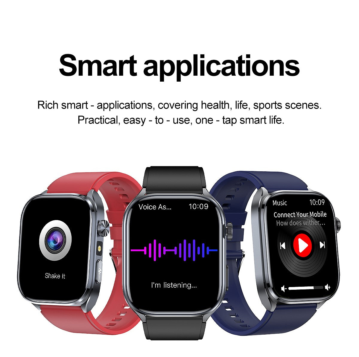 Smartwatches 2025: Novo ECG+PPG, relógio feminino e masculino, ácido úrico, pressão arterial, oxigênio no sangue, análise corporal, gordura corporal, chamadas BT, lanterna de LED.