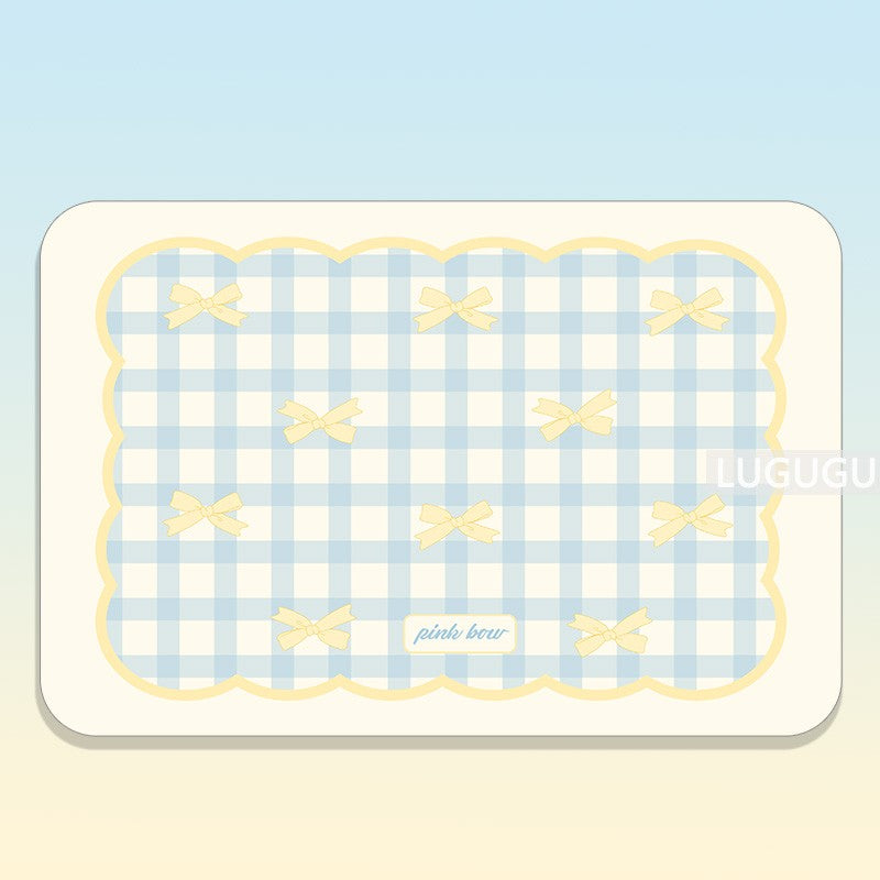 VIKAMA Cute Pet Placemats Cats And Dogs Universal Water-Absorbent Non-Slip Wash-Free Simple Pet Floor Mats Pet Supplies