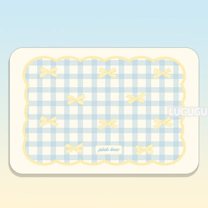 VIKAMA Cute Pet Placemats Cats And Dogs Universal Water-Absorbent Non-Slip Wash-Free Simple Pet Floor Mats Pet Supplies