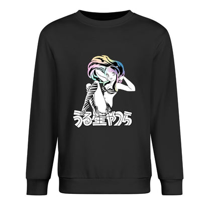 URUSEI YATSURA Pullover male clothes men's sweat-shirt set tracksuit men winter clothes autumn sweatshirt